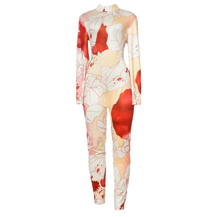 Painterly Floral Jumpsuit